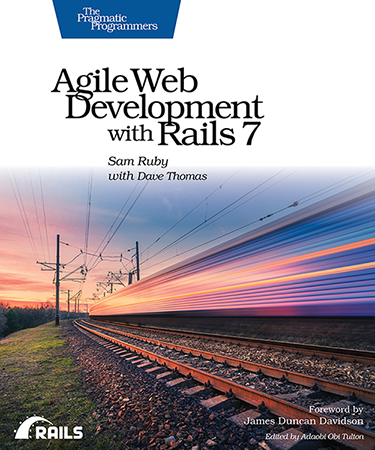 Agile Web development with Rails book cover