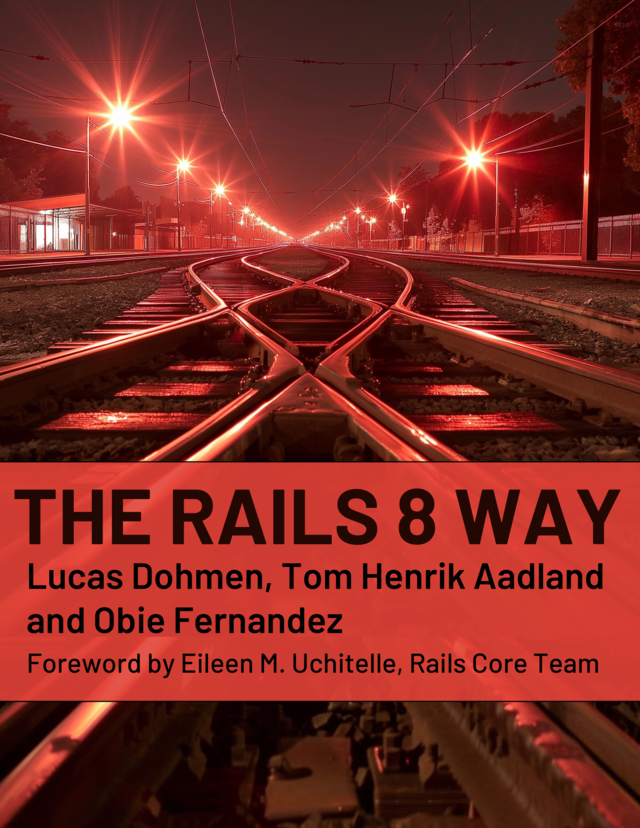 The Rails 8 way book cover